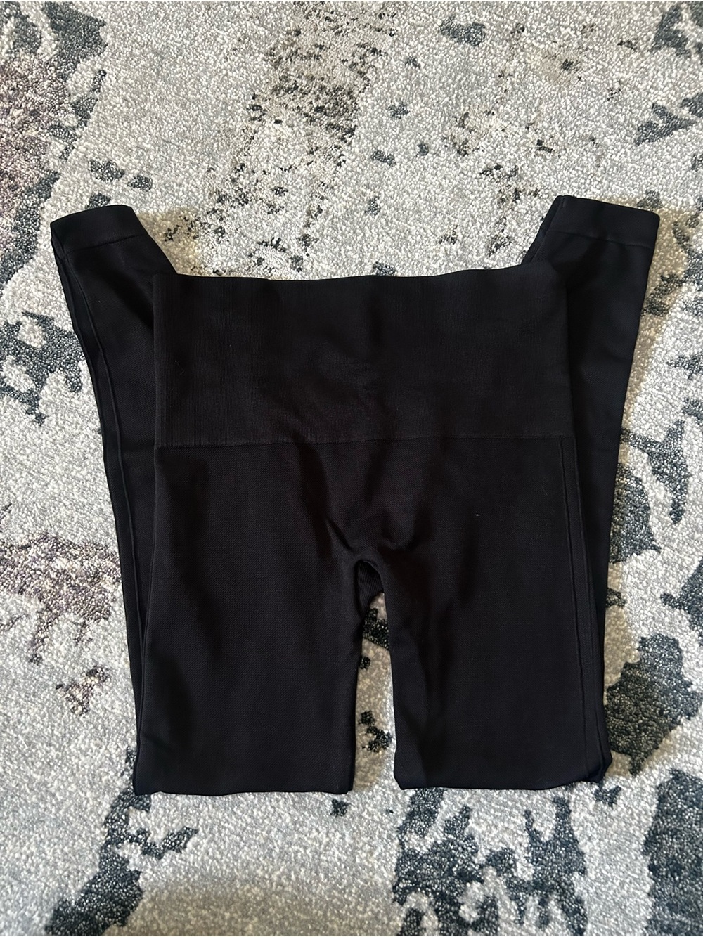SPANX Black High-Waist Leggings